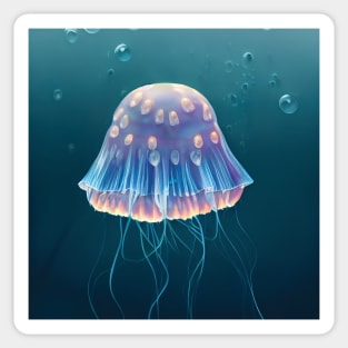 Beautiful Jellyfish Sticker